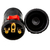 Bocal E-27 em PVC Preto com Chave Liga/Desliga Vermelha G20 - Mr. Home