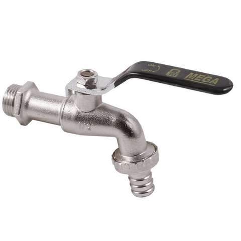Torneira de Esfera 1/2'' com Bico de Mangueira T03 Mega