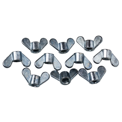 Porca Borboleta 1/4" Zincada com 10 Unidades Mr. Home