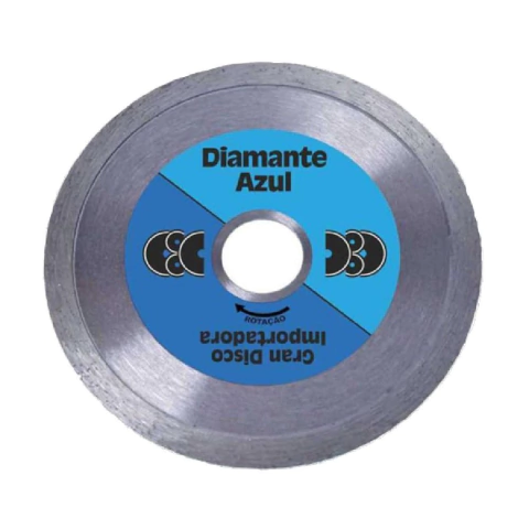 Disco de Corte para Porcelanato Liso 4.3/8" 110 x 20mm Diamante Azul
