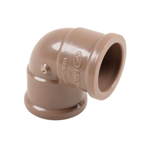 Joelho 25mm 90º Soldável em PVC Krona