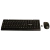 Kit Teclado e Mouse sem Fio Preto K-W11BKV2 C3Plus