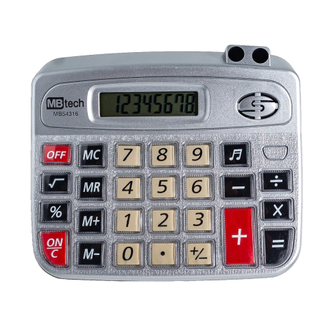 Calculadora Eletrônica 8 Dígitos MB54316 MBTech