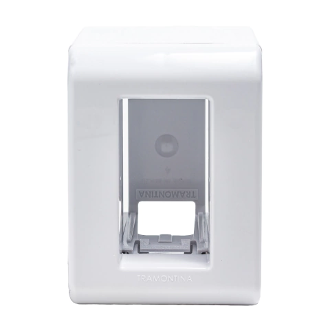 Lizflex Caixa para 1 Módulo 57303/001 Tramontina - Branco