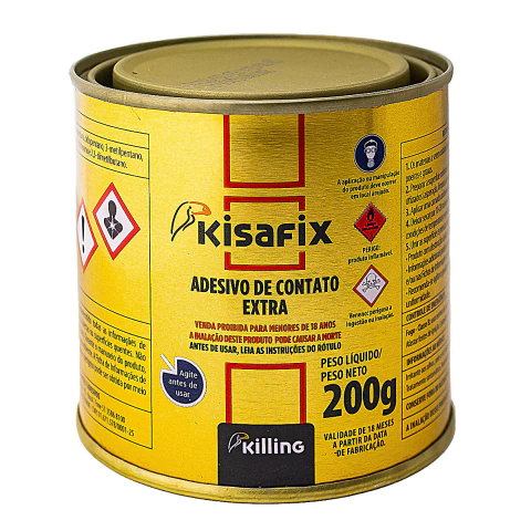 Cola de Contato Lata 200g Kisafix