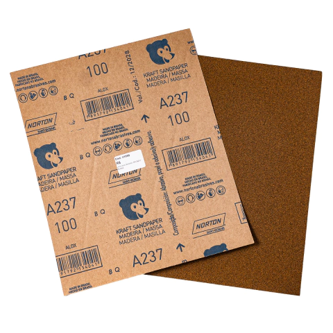 Lixa para Madeira 100 A237 Norton