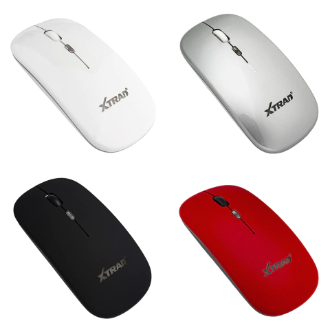Mouse sem Fio Recarregável 2.4GHz 3200dpi XD-611 Xtrad