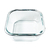 Pote Hermético Quadrado de Vidro 525mL 13,2 x 13,2 x 5,5cm CK6312 Clink - Mr. Home