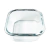 Pote Hermético Quadrado de Vidro 525mL 13,2 x 13,2 x 5,5cm CK6312 Clink - Mr. Home