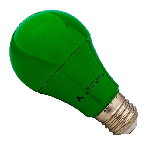 Lâmpada Bulbo A60 Led 7W Verde