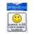 Placa de Sinalização Adesiva 15 x 15cm Sorria Look na internet