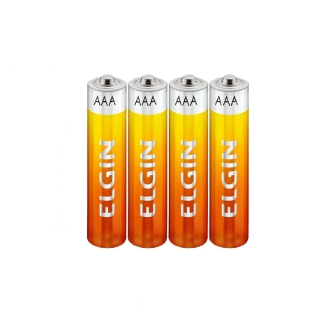 Pilha AAA Comum com 4 Unidades Elgin