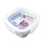 Pote Hermético Quadrado de Vidro 525mL 13,2 x 13,2 x 5,5cm CK6312 Clink
