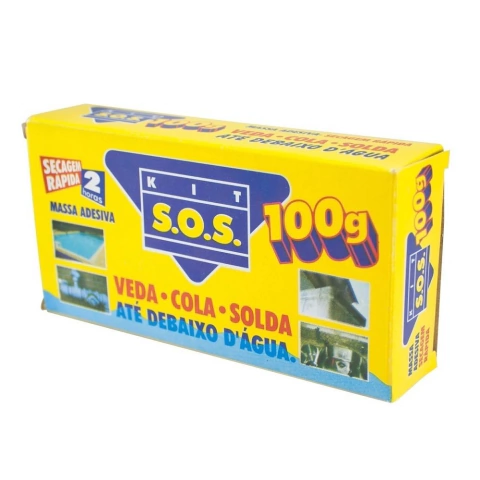Kit SOS Massa Adesiva 100g Vedatudo