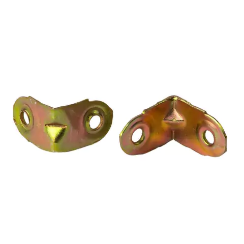 Cantoneira para Gaveta 19mm Bicromatizada com 2 Unidades