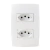 Pialplus Tomada Dupla 10A com Placa 2x4 615075 Legrand - comprar online