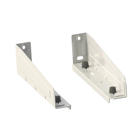 Suporte para Microondas de Aço Branco com 2 Braços SBR5.0 Brasforma
