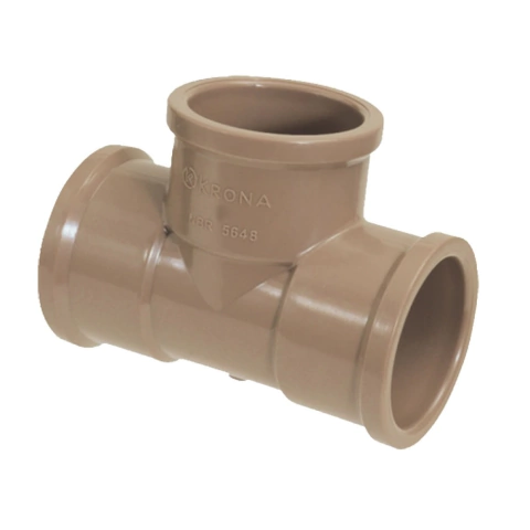 Tê 40mm Soldável em PVC Krona