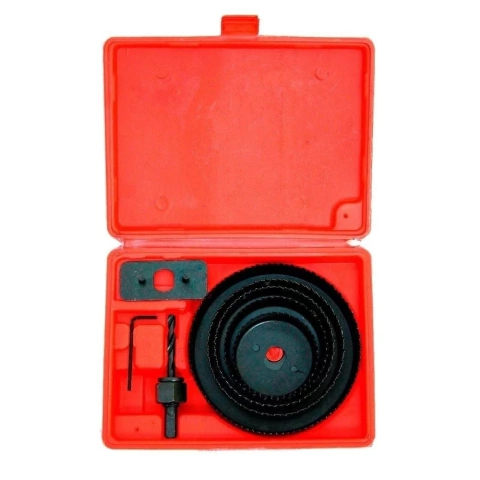 Jogo de Serra Copo para Madeira 64 a 127mm com 8 Peças 8711 Lotus