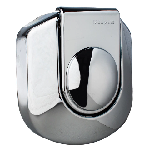 Acabamento para Válvula de Descarga Fabrimar Flux Cromado com Tecla Cromada 6609