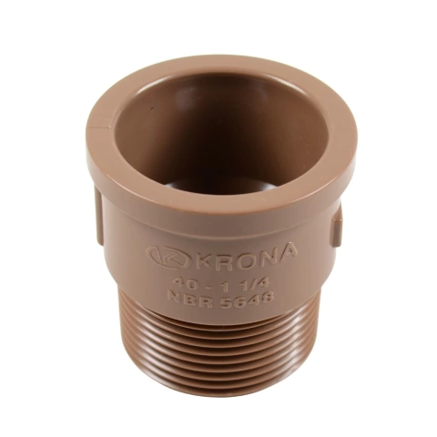 Adaptador Curto 40mm x 1.1/4" Soldável em PVC Krona