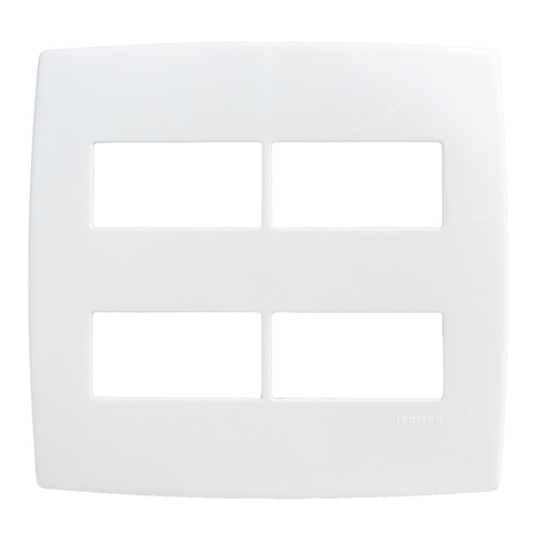 Pialplus Placa 4x4 para 4 Módulos Separados 618514