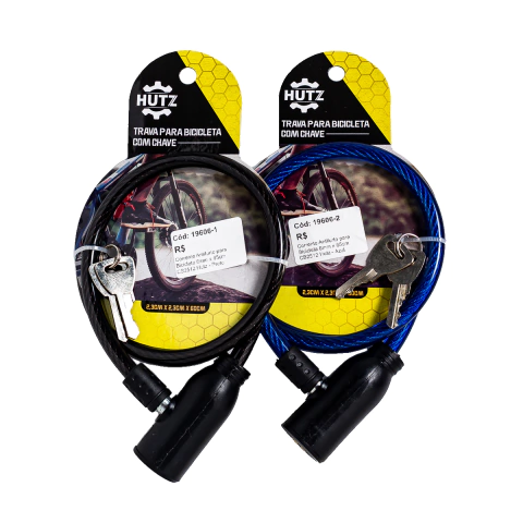 Corrente Antifurto para Bicicleta 8mm x 65cm CB2512 Hutz