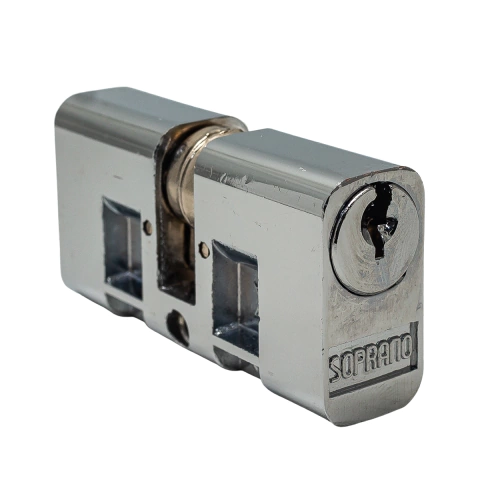 Cilindro Monobloco para Fechadura Soprano Original - Cromado