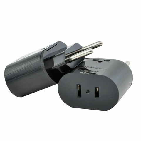 Protetor DPS iClamper Pocket X com 2P Redondos Macho para 2P Faca Fêmea Clamper
