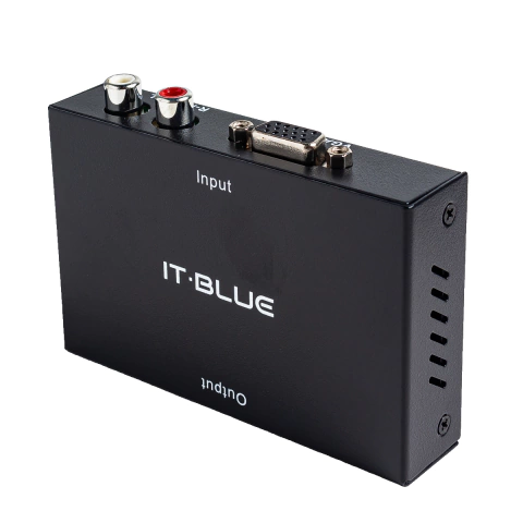 Conversor VGA para HDMI com Áudio RCA LE-4112 It Blue