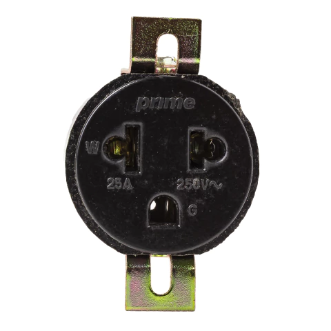 Tomada Redonda Antiga 2P+T 8005HP Prime