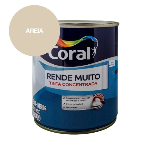 Tinta Acrílica Rende Muito 900ml Coral - loja online