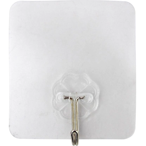 Kit de Ganchos Adesivos Transparentes com 4 Unidades CK4073 Clink