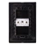 Recta Tomada 10A com Placa 2x4 Preto Satin 12154-1 Blux na internet