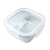 Pote Hermético Quadrado de Vidro 525mL 13,2 x 13,2 x 5,5cm CK6312 Clink - comprar online