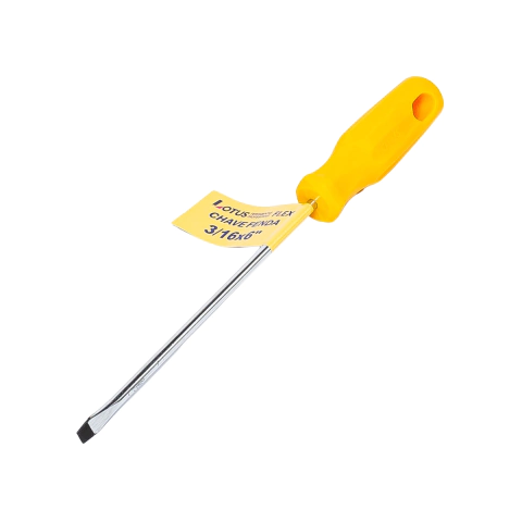 Chave de Fenda 3/16 x 6" PL Flex 2647 Lotus