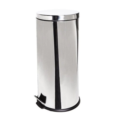 Lixeira em Inox com Pedal Ágata 30L Mor