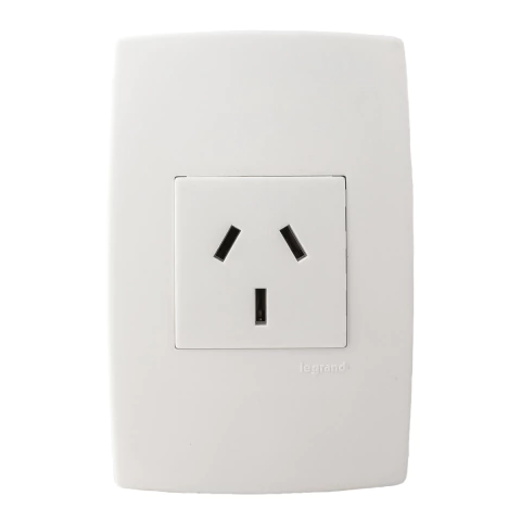 Pialplus Tomada Antiga 3 Pinos Faca com Placa 2x4 e Suporte