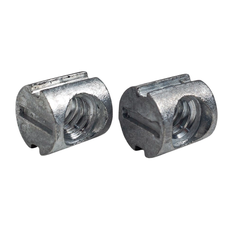 Porca Cilíndrica 1/4" x 10mm com 2 Unidades
