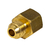 Adaptador para Gás 1/2" NPTF x 3/8" SAE para Tubo de Cobre - Mr. Home