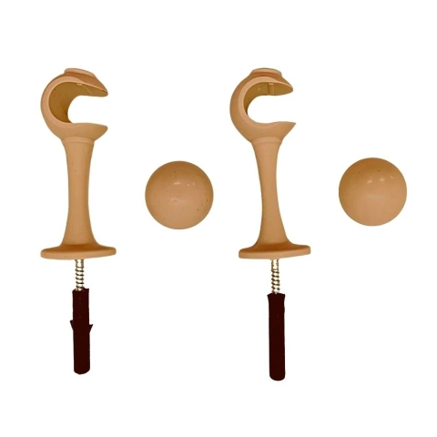 Suporte para Varão de Cortina Simples 19mm com 2 Unidades na internet