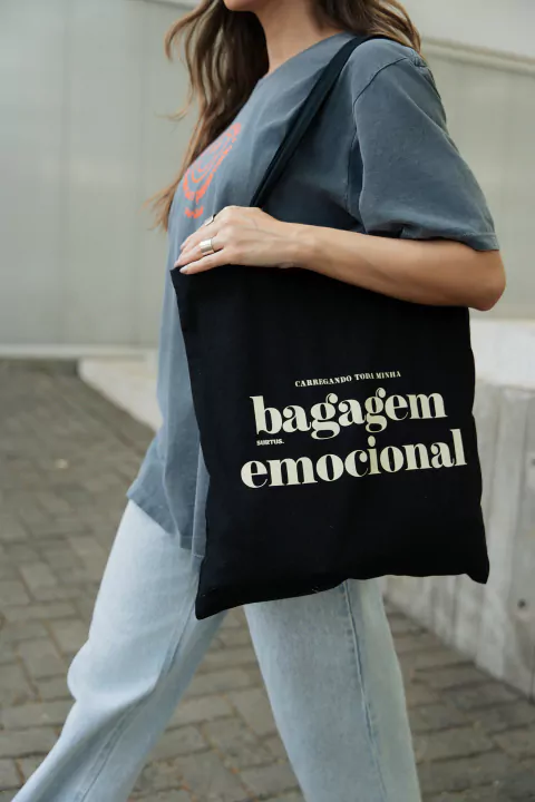 Bolsa com Zíper Bagagem Preta - comprar online