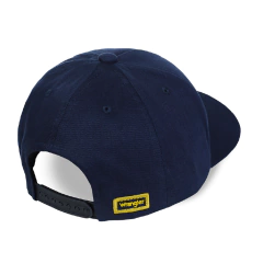 BONÉ WRANGLER MARINHO LOGO BORDADA AMARELO ESTABLISHED 1947 - comprar online