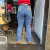 CALÇA TROTÃO FEMININA RETA BORDADO NO BOLSO TRASEIRO - loja online