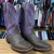 BOTA TEXANA FEMININA DURANGO MED DOG ROXO - loja online