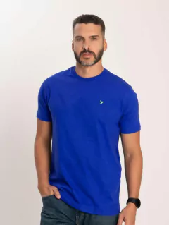 CAMISA THANKFIELD MASCULINA BÁSICA AZUL ROYAL - comprar online