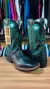 BOTA TEXANA DURANGO MASCULINA COURO LEGITIMO VERDE PRETO