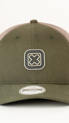 BONÉ TXC HIGH STRAP SARJA BORDADO#409 TELINHA VERDE MILITAR - comprar online