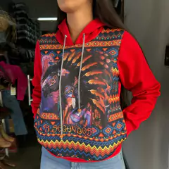 MOLETOM OITO SEGUNDOS FEMININO ESTAMPADO CAPUZ BOLSO CANGURU - SELARIA GUIMARÃES