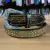 CINTO INFANTIL STRASS DOURADO PEDRARIA COURO LEGITIMO CAFÉ - comprar online